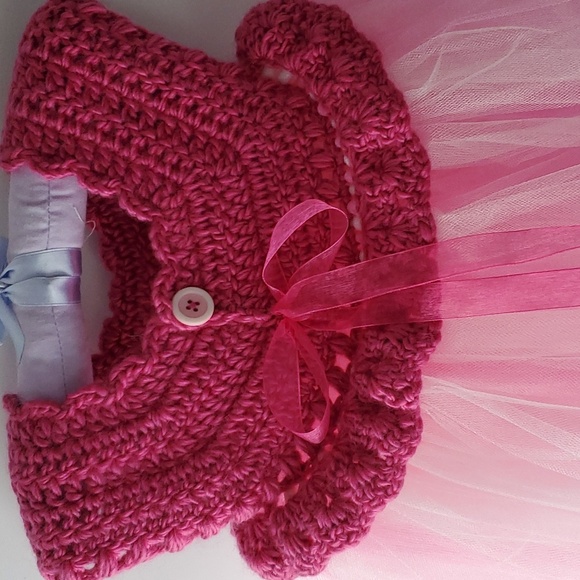 NWOT Pink Tutu Dress & Crown Size 18-24 Months - Picture 5 of 9